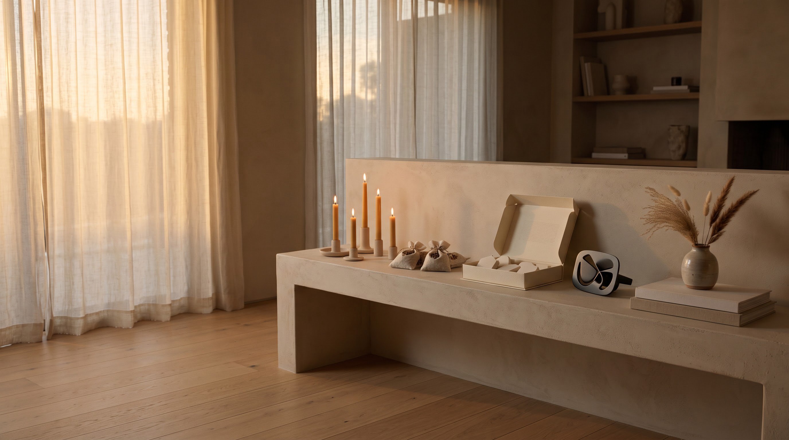 Scent objects at dusk